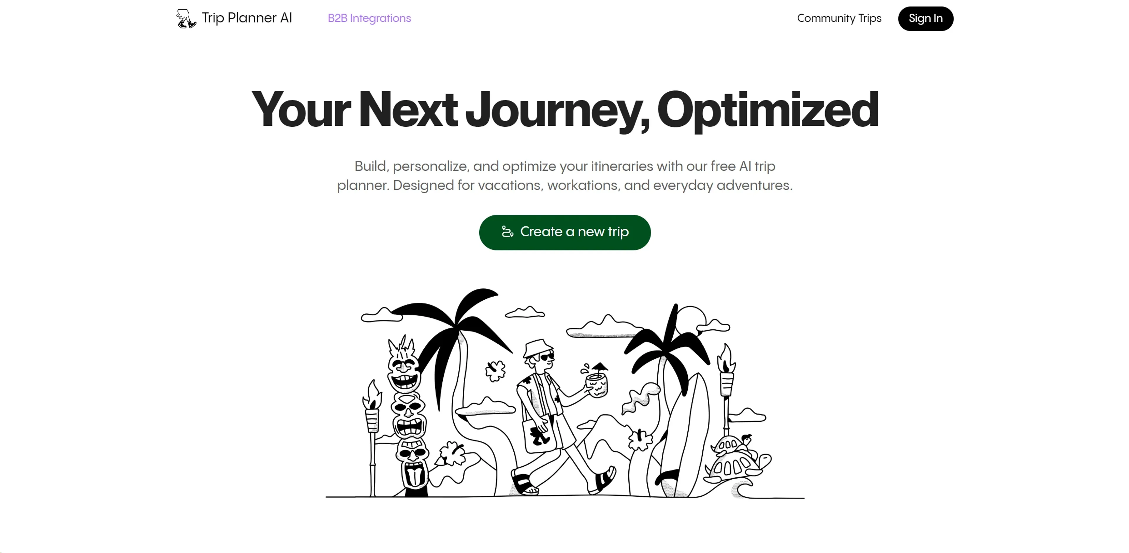 Tripplanner product screenshot